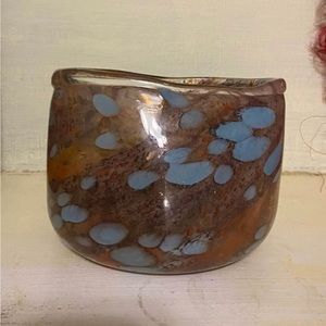 Decorative glass dish